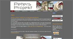 Desktop Screenshot of petersprojekt.se
