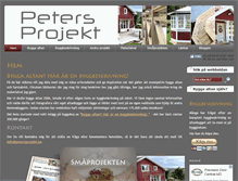Tablet Screenshot of petersprojekt.se